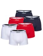 sOliver Set de boxeri cu banda logo in talie - 6 perechi