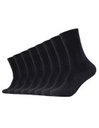 sOliver Set de sosete lungi unisex - 8 perechi - Negru