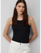 sOliver Top slim-fit - Negru