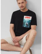 sOliver Tricou cu imprimeu foto - Rosu/Negru/Albastru