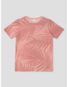 sOliver Tricou cu imprimeu tropical - Roz somon