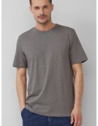 sOliver Tricou din bumbac cu decolteu la baza gatului - Gri inchis