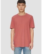 sOliver Tricou lejer de bumbac - Rosu stins