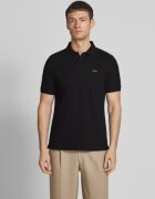 sOliver Tricou polo barbati - din 100% bumbac - cu logo - Negru -