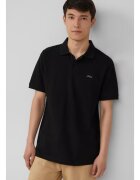 sOliver Tricou polo barbati - Regular fit din bumbac - Negru