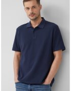 sOliver Tricou polo cu model uni - Bleumarin