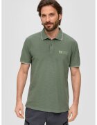 sOliver Tricou polo de bumbac - Verde feriga