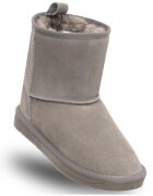 Soprani Couture Ghete dama gri - piele naturala
