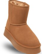 Soprani Couture Ghete dama - SCW421P09/01 TIR PLATFORM - maro - piele naturala