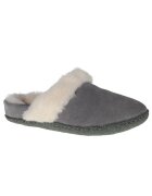 Sorel Papuci dama Nakiska Slide II - Piele naturala - Gri/Alb - Alb/Gri