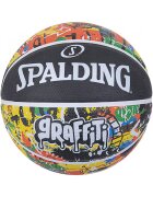 Spalding Minge de baschet Rainbow Graffiti - Piele ecologica - durabila - multicolor - marimea
