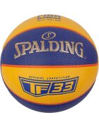 Spalding Minge de baschet - TF-33 - dimensiune 6 - pentru antrenament si competitii - albastru-galben