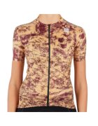 Sportful Tricou ciclism dama Escape Supergiara SS 2021 Galben/Visiniu - Galben