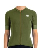 Sportful Tricou ciclism dama Monocrom SS 2021 Verde - Verde