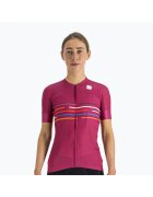 Sportful Tricou ciclism dama - Poliester - Roz