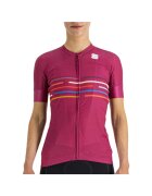 Sportful Tricou ciclism dama Velodrome Roz - Roz