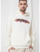 SPRAYGROUND Hanorac cu imprimeu si buzunar kangaroo - Alb