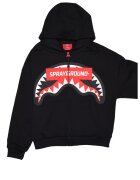 SPRAYGROUND Hanorac cu logo supradimensionat si logo - Rosu/Negru
