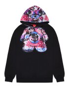 SPRAYGROUND Hanorac lejer cu imprimeu grafitti - Negru/Lila/Roz