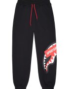 SPRAYGROUND Pantaloni de trening cu snur de ajustare si logo - Rosu/Negru