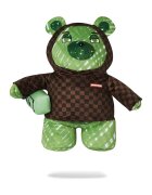 SPRAYGROUND Rucsac cu model urs - Alb/Verde