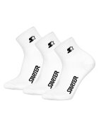 Starter Set de sosete scurte unisex - 3 perechi - Alb