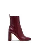 Steve Madden Botine de piele ecologica Adelise - Violet pruna