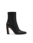 Steve Madden Botine de piele Lizabelle - Negru
