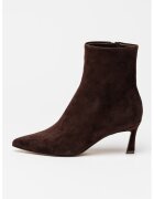 Steve Madden Botine din piele Lulah - Maro inchis