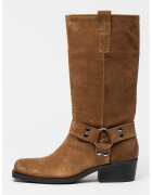 Steve Madden Cizme mid-calf din piele intoarsa Ruskin - Maro deschis