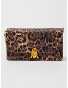 Steve Madden Geanta crossbody de piele ecologica cu animal print Noreen - Negru/Maro