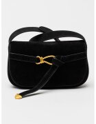 Steve Madden Geanta crossbody de piele intoarsa Klare - Negru