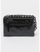 Steve Madden Geanta crossbody din piele ecologica cu logo Nicco - Negru