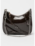 Steve Madden Geanta cu barete decorative - Maro inchis