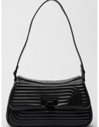 Steve Madden Geanta de piele ecologica cu bareta de umar si aspect matlasat Bikes - Negru