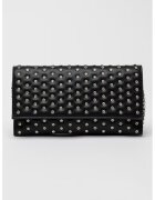 Steve Madden Geanta-plic de piele ecologica cu strasuri Bdiamond - Negru