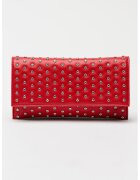 Steve Madden Geanta-plic de piele ecologica cu strasuri Bdiamond - Roz zmeuriu