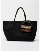 Steve Madden Geanta tote cu detaliu talisman - Negru