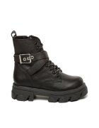Steve Madden Ghete de piele Trappers - Negru
