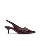 Steve Madden Pantofi cu varf ascutit - catarama si toc kitten - Visiniu