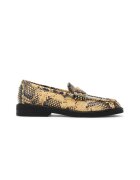Steve Madden Pantofi loafer de piele Adison - Negru/Bej