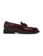 Steve Madden Pantofi loafer de piele Adison - Rosu inchis