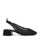 Steve Madden Pantofi slingback cu toc masiv - Negru stins