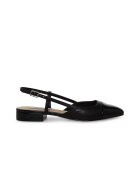 Steve Madden Pantofi slingback de piele Belinda - Negru