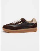 Steve Madden Pantofi sport cu garnituri de piele intoarsa Euphoria - Maro inchis