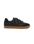 Steve Madden Pantofi sport Daybreak din piele intoarsa si piele cu velcro - Negru