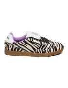 Steve Madden Pantofi sport de piele ecologica cu par scurt Ethora-L - Alb/Negru