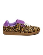 Steve Madden Pantofi sport de piele ecologica cu par scurt Ethora-L - Negru/Maro/Ametist