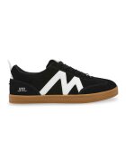 Steve Madden Pantofi sport Degree cu garnituri din piele intoarsa - Alb/Negru