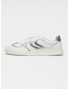 Steve Madden Pantofi sport din piele Claymore - Alb/Argintiu